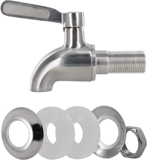 Estilo Stainless Steel Beverage Replacement, 2 Pack Drink Spout | Tower Jug, Carafe, Dispenser Spigot | Hot&Cold Milk, Water, Pumpkin Juice, Lemon...