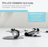 8Pcs Sewing Rolled Hemmer Foot, 3-10mm Rolled Hem Presser Foot Set for Sewing Machine Accessories, Curved Scroll Hemmer Upgrade Presser Feet Sewin...