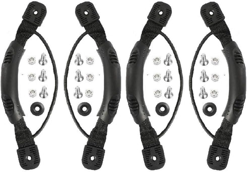 Anndason 4 Pcs Black Kayak Canoe Boat Side Mount Carry Handles/Paddle Park Kayak Handles and Hardwares...