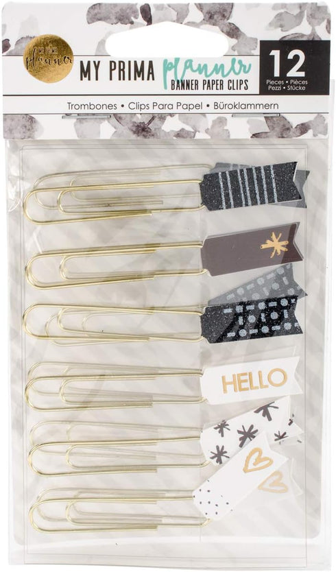 Prima Marketing MyPrimaPlanner PaperClips My Prima Planner Embellishments-Banner Paper Clips...