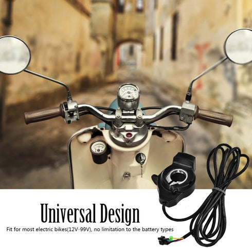 TOPINCN Thumb Throttle Speed Control LCD Battery Voltage Display Accessory Electric Scooter Electric 12V - 99V...