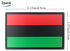 JBCD Afro American Flag Patch Pan African Tactical Black Liberation Patch - PVC Rubber Hook and Loop Fastener Patch, 2 Pack...
