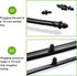 50 Pieces 1/4" Drip Tubing Fittings End Plug, 1/4 Inch Drip Irrigation Barbed End Closure for Home Garden Sprinkler Systems...