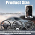Leather Elastic Steering Wheel Cover, Universal 15 Inch, Non-Slip and Breathable, Car Interior Accessories, Durable Waterproof Steering Wheel Prot...