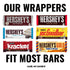 Pink It's a Girl Baby Shower Wrappers for Chocolate Bars, Gender Reveal Party Favors, DIY Party Decorations (24 Pack)...
