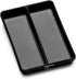 madesmart Utensil Tray-CARBON COLLECTION 2 Compartments, Soft-Grip Lining & Non-Slip Feet & BPA-Free, Small...