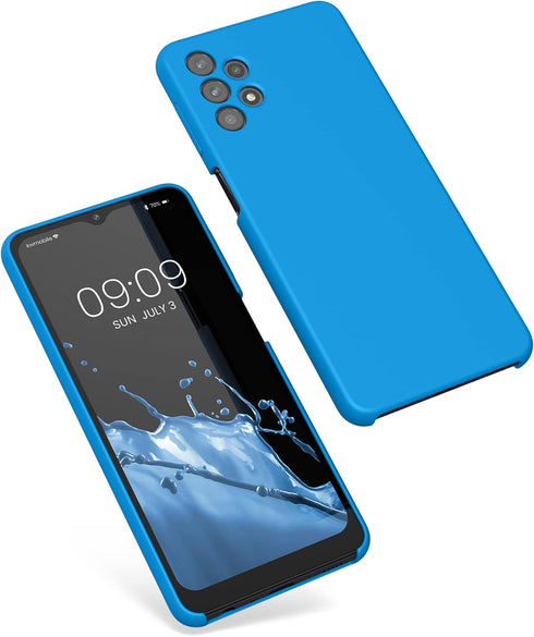 kwmobile Case Compatible with Samsung Galaxy A32 5G Case - TPU Silicone Phone Cover with Soft Finish - Radiant Blue...