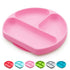 Silicone Suction Plates for Babies, Stick to High Chair Trays and Table, Divided Baby Dishes, Perfect Kids Plates, BPA FREE...
