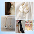 120pcs 30mm Hoop Earrings Findings Small Round Earring Finding Golden Brass Open Bezel Back Frames Circle Beading Bulk for Jewelry Making Women Cr...
