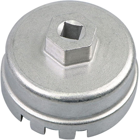1.8L Oil Filter Wrench Oil Filter Cap Removal Tool 64mm 14 Flute Compatible with Toyota Lexus Prius Scion CT200h for 1.8L 4 Cylinder Engine with C...