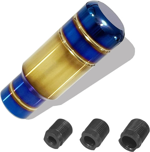 Aluminum Shift Knob - for Buttonless Automatic and 4, 5 and 6 Speed Manual Transmission Vehicles, Interior Automotive Replacement Parts, 9CM/3.54I...