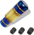 Aluminum Shift Knob - for Buttonless Automatic and 4, 5 and 6 Speed Manual Transmission Vehicles, Interior Automotive Replacement Parts, 9CM/3.54I...