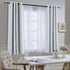 NICETOWN Greyish White Room Darkening Curtains - Window Treatment Thermal Insulated Grommet Panels/Drapes for Bedroom (2 Panels, 52 by 54)...