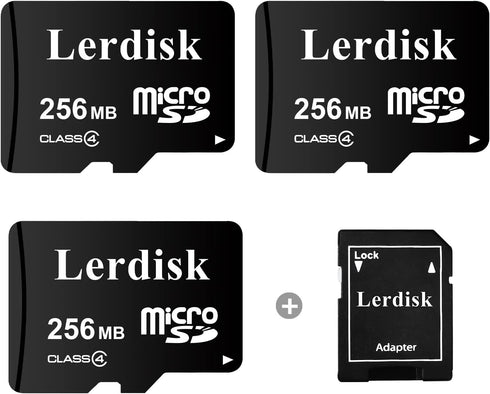 Factory Wholesale Micro SD Card 256MB Pack of 3 in Bulk Small Capacity for Small Files Only,Not Suitable for Camera,Phone(Not GB,1024MB=1GB)...