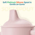Leeleelon® Silicone Sippy Cups for Baby, Leak-Proof Sippy Cups for Baby & Toddler with Handles, Soft Spout Sippy Cup for Infants, 6+ Months, 6oz/1...