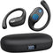 True Open Ear Headphones, Bluetooth Headphones 5.3 Sports with Smart Digital Display, 36H Playtime, IP54 Waterproof, Wireless Earbuds Lightweight ...