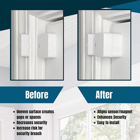 Spacer for Simplisafe - Security Sensor Spacer for Wireless Home Security System, DIY Alarm Spacer for Door Window Home Security System Accessorie...
