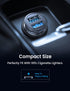 AINOPE 1 Pack Fast Mini Car Charger, 4.8A Metal Car Charger Adapter Flush Fit, Dual Port USB Car Charger Compatible with iPhone 14 13 12 Pro Max 8...