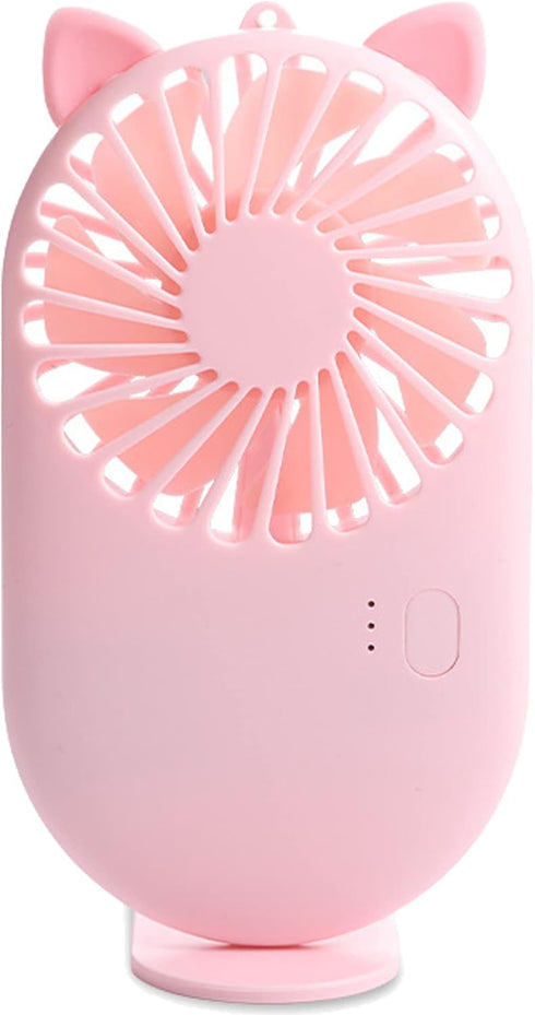 Mini Portable Fan Powerful Small Personal Desk Fan Handheld Fan Speed Adjustable USB Rechargeable Fan Pocket Fan Eyelash Fan for Women Girls Home ...