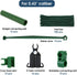 Adjustable Garden Stakes Connectors, Plastic Plant trellis Clips for 0.43 inch Diameter Rods Connecting Joints for Tomato Cage Cucumber Teepee Cli...