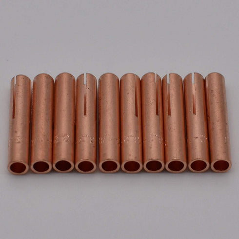 10PK TIG Collets 13N24 1/8" & 3.2mm For TIG Welding Torch 9, 20 and 25 Series in Lincoln Miller ESAB Weldcraft CK Everlast...