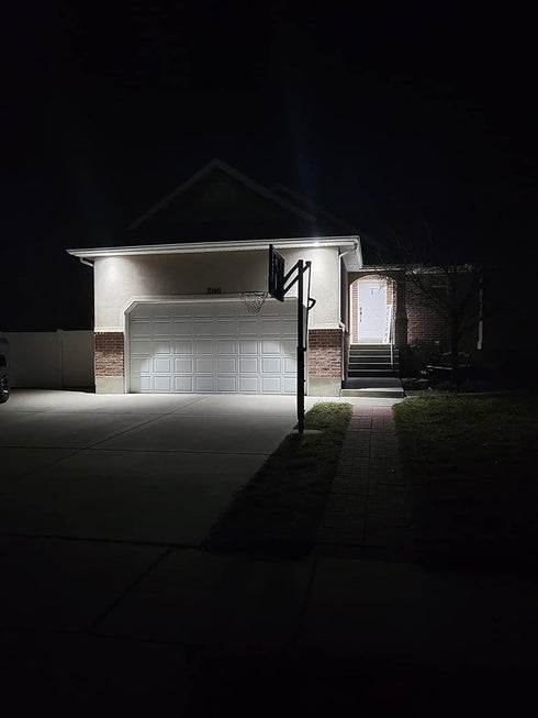 Dusk to Dawn PAR38 LED Flood Light Bulbs with Auto On/Off Light Sensor for Porch Security or Landscape Lighting, 20W = 100W, IP65 Waterproof, Cool...
