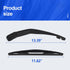 Rear Wiper Arm Blade Nut Set Fits for Nissan Versa Note 2014-2023,Rear Wiper Cover Accessories Assembly,Wiper Cap Set for Back Windshield Window P...