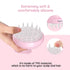 Electric Cordless Hair Scalp Massager, Portable Head Scratching Scrubber with 2 Modes Vibration Comb for Hair Growth, Deep Cleansing and Stress Re...
