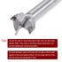 uxcell Forstner Drill Bits 18mm, Tungsten Carbide Wood Hole Saw Auger Opener, Woodworking Hinge Hole Drilling Boring Bit Cutter (Gray)...