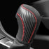 JIECHEN Auto Car Leather Gear Shift Knob Cover for Golf Jetta Passat Tiguan Atlas Beetle GLI Eos CC Golf TDI E-Golf Golf Sportwagen Jetta Hybrid G...