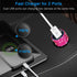 OTOSTAR Dual USB Car Charger, 4.8A Output, Bling Rhinestones Car Decorations Accessories Fast Charging Adapter for iPhones Android iOS, Samsung Ga...