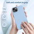 FUNMIKO Compatible with iPhone 14+ Plus Case with Screen Protector,Silky Liquid Silicone Case, Scratch Proof Soft Microfiber Lining,Slim Fit Shock...
