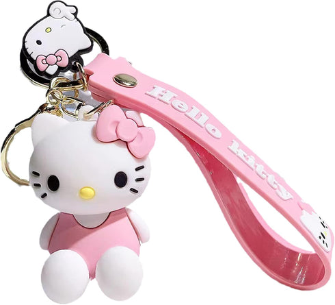 Cute kitty keychain, cartoon cat keychain, kawaii kitty accessories,kitty charms, kitty car accessories,kitty key chains,Bag Purse Backpack Access...