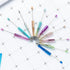 PASISIBICK Plastic UV Beadable Pens, Bead Pens for DIY PPL Gift with Shaft Black Ink, 18 Pieces...