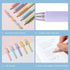 Kaco Mechanical Pencil Set, 5 Pieces Cute Pastel Pencils 0.5mm with 5 Tube HB Lead Refills (5 Pieces - 5 Mixed Color)...