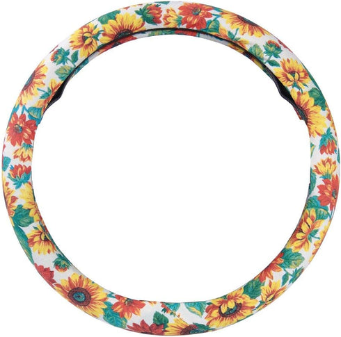 Women's Cute New Flower Steering Wheel Cover (Sunflower)...