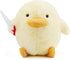 11'' Cute Duck with Knife Plush,Duck Stuffed Animals Soft Toys Yellow Duckling Duckie Plushies Throw Pillow Funny Cuddly Gifts for Kids Boys Girls...