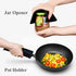 Silicone Trivet Mats Hot Mat - Hot Pads Robust Non Slip Coasters Heat Resistant Mats (Black)...