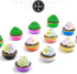 qiqee 500pcs Foil Cupcake Liners For Baking Standard Size Thick ? Sturdy Oil Resistance, 10 Color Baking Cups Muffin Liners Paper(Standard Size 2i...