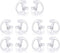 Replacement Earmold Earpiece Earbud Earplug Ear Mold for Walkie Talkie Acoustic Tube Earpiece,Soft Silicone Earmould Replacement Earpiece Insert f...