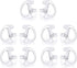 Replacement Earmold Earpiece Earbud Earplug Ear Mold for Walkie Talkie Acoustic Tube Earpiece,Soft Silicone Earmould Replacement Earpiece Insert f...