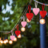 24 Pack Felt Heart Ornaments - Pink & Red Christmas & Valentine's Hanging Decorations...