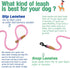 lynxking Dog Leash Slip Lead 5 6 8 FT Dog Training Leash Strong Heavy Duty Braided No Pull Training Lead Leashes for Small Medium Large Dogs...