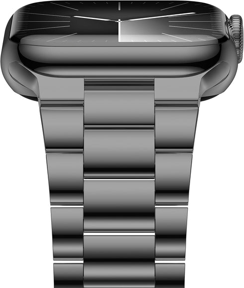 iiteeology Lightweight Stainless Steel Band Designed for Apple Watch Ultra 2 & Ultra, Series 1-10, 46mm, 45mm, 44mm, 42mm, Replacement iWatch Band...