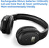Rechargeable and Portable Personal FM Radio Headphones with Best Reception, Walkman Wireless Headset FM Radio Ear Muffs for Jogging, Mowing, Cycli...