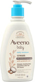 Aveeno Baby Daily Moisturizing Cream with Prebiotic Oat, Hypoallergenic Baby Lotion with Coconut Oil & Shea Butter Moisturizes Sensitive Skin for ...