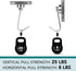 TRYMAG Magnet Hooks, 25LBS Swivel Neodymium Magnetic Hooks for Hanging, Rare Earth Magnet Hook for Refrigerator, Kitchen, Locker, Cruise Cabin, Do...