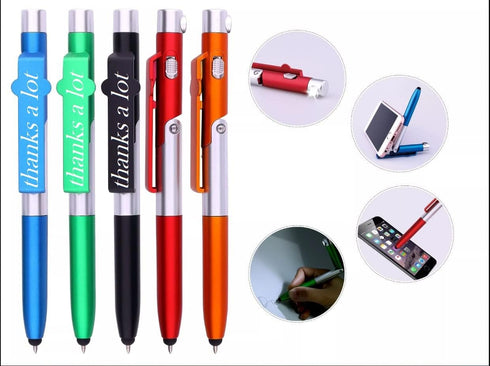 pens, gift stylus pens for touch screens, Thank You a lot Motivational Messages, Ballpoint best gift 5 in 1,function light pens touch pen with, ph...