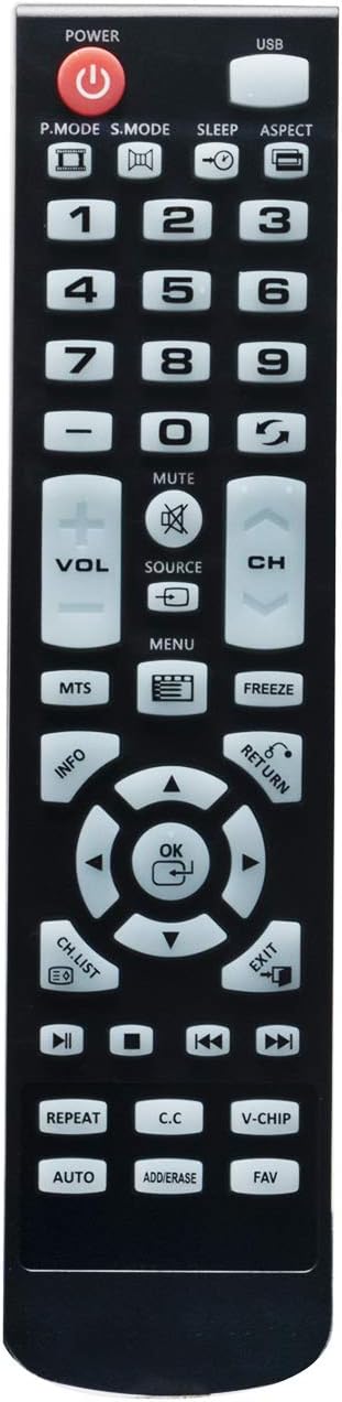 WS-1688 Remote Control Replace for Westinghouse TV WD24HAB101 WD24HN1108 WD24HB6101 WD40HB6106 WD32HD1120-C WD32HD1390 WD19HN108 WD24HAB101 WD32HJ...