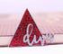 Sparking Red Diamond Inlady DELTA Diva Pin Brooch Women Siterhood Group Gifts Soror Party Beautiful Gifts Jewelry...